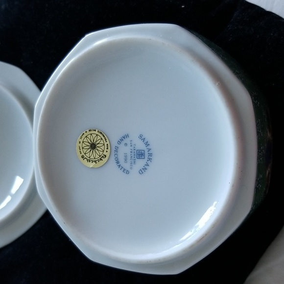 Takahashi Samarkand San Francisco Hand Decoated Octagonal Japan Floral Box - Picture 5 of 8